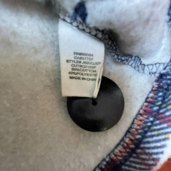 Billabong Jacket Womens Small Hoodie Sweatshirt Plaid Peacoat Cozy Double Button - Picture 7 of 7